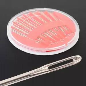 반짇고리세트 가정용 바늘세트 15P 수예용 수선바늘 손바늘 세트