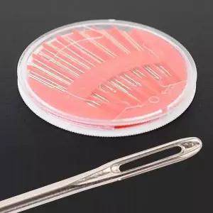 [셀러에이드]반짇고리세트 가정용 바늘세트 15P 수예용 수선바늘 손바늘 세트