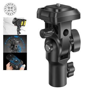 QZSD Q-K1 전통 램프 홀더 호환 퀵 릴리즈 플레이트 틸트 브래킷 어댑터 액세서리 수평 모드