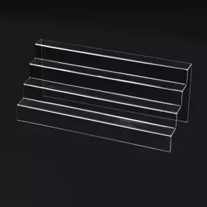 진열대 4단 계단식 아크릴 제품진열대 300mm 계단식진열대 제품진열대 아크릴진열대