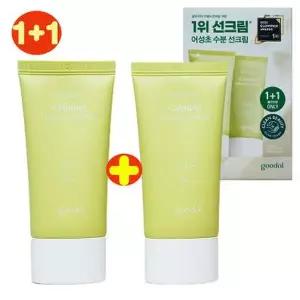 [셀러허브]구달 맑은 어성초 진정 수분 선크림 50ml+50ml 더블기획 x2SET (AD) (S33557806)