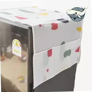 스타일리시 냉장고 커버 먼지방지 패턴형 도형