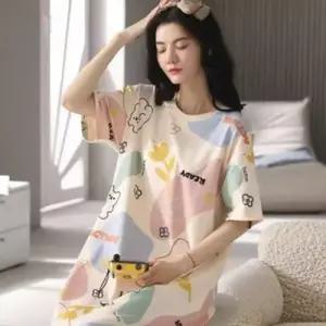 bns 여름 파자마 냉감 실내복 빅사이즈 원피스 잠옷 WFLIQRW