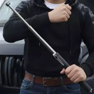 원터치 BN354251 자동 삼단봉 휴대용 미니 경량 논슬립 안전봉 진압 자기방어 호신봉 방범용품