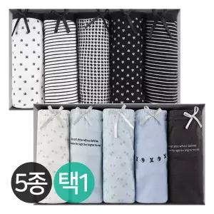 OV 올리비아바비 미디 여성팬티 5매입 여자 속옷 153763