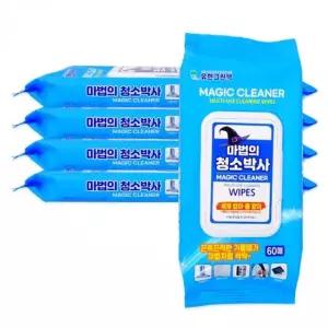 60매 캡형 크리너티슈 세정티슈 크리너티슈 매직크리너 클리너티슈 매직클리너