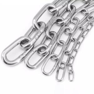 1미터 23456mm 스테인레스 스틸 체인 리프팅 로프 가드 레일 걸이옷  금속 애완 동물 견인