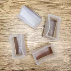 [콩심팥심]직사각형 1세트 실리콘의자캡 반투명 4P 대형