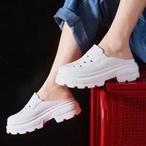 심플 캐주얼 편안한 통굽 슬리퍼 키높이 쿠션 슬리퍼 통굽 여자신발 바캉스슬리퍼