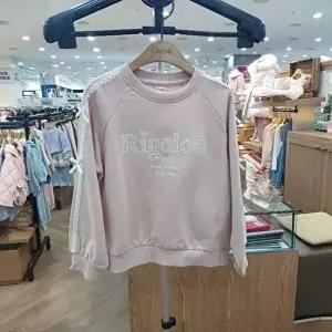 [셀러허브 1]치크 sh06 여아레이스 라글란 맨투맨  CKMA2612G