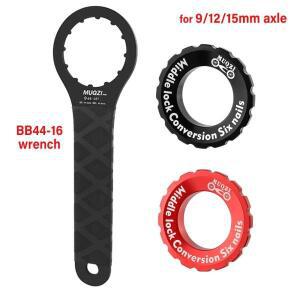 자전거 센터록 락 링 or 스페이서 커버 렌치 알루미늄 합금 6 볼트 디스크 브레이크 로터 9/12/15mm Alex