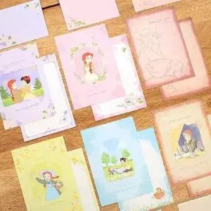 편지지 459GPK79 빨강머리앤 추천 세트 ver2 꾸안꾸 캐릭터편지