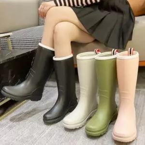 여성 인기 가벼운 장화 레인부츠 감성 패션 롱부츠 장 여성레인부츠 농사장화 설거지장화