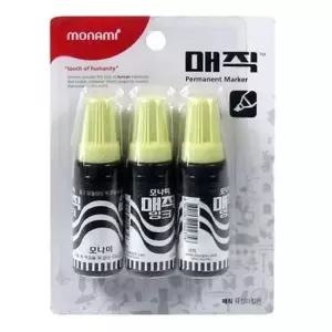 병타입 흑색 3개입 유성매직 유성마카 유성매직팬 유 유성매직펜 문구사무 유성마카