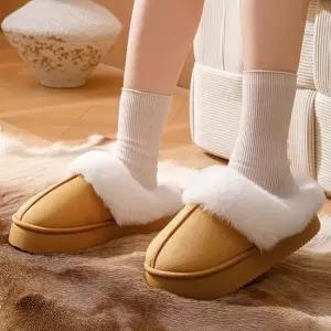 여성용 스탠다드 모던 클라우드퍼디테일 모노 실내화 여성슬리퍼 퍼슬리퍼 패션슬리퍼