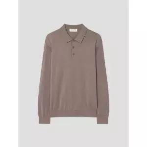 [롯데백화점]로가디스 코튼 실크 혼방 레귤러 핏 칼라넥 스웨터 - 베이지 RY6151P01A