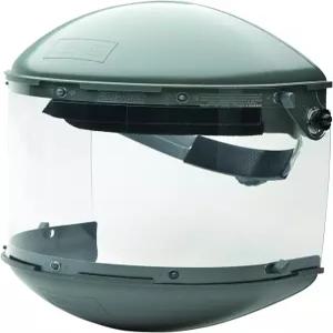 하니웰 FM500DCCL 클리어 바이저 노릴 친 가드 7인치 크라운 사이즈 래칫 듀얼 고성능 페이스 쉴드 시스템