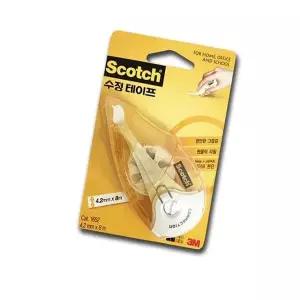 3M 910UVG47 수정테이프 디스펜서 색상랜덤 1p 지우개 사무용