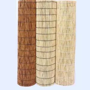 대나무발 대형 롤 담벼락 보호 롤러 커튼 파티션 깔개 매트