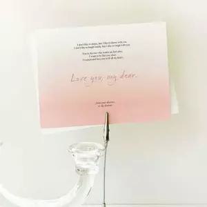 카드 306KVM05 세트 L 5개 다꾸 문구 편지 기념일 감사인사