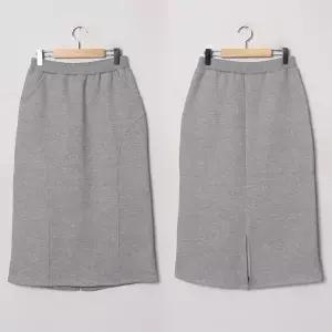 [하프클럽/셀러허브_여성트랜드패션]빅사이즈 601 도톰기모심플스커트 DMNB79