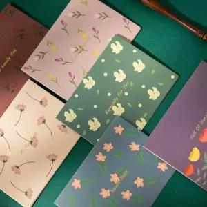 6종세트 105FNV22 플라워 편지지 카드 엽서 손편지 생일 감사