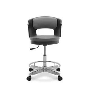 진료 보조용 원형방석 발받침회전의자 병원용 연구실 튼튼 카운터