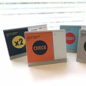 스터디플래너 듀얼 달력 2P 공부 공시생 겨울방학 캘린더 탁상용 공부다이어리 스케줄러 스케줄러 시험준비