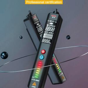 BSIDE 새로운 전압 검출기 테스터 X1 X2 스마트 멀티 미터 비접촉 적외선 온도계 EBTN 디스플레이 라이브