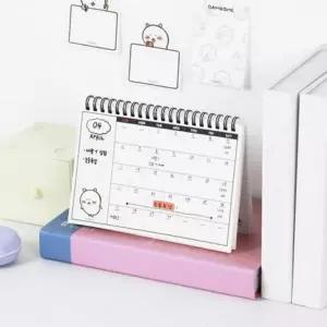 공부다이어리 계획표 시험준비 플래너 체크리스트 스케줄 공부 스케줄러 겨울방학 스터디 2P 담곰이 탁상용