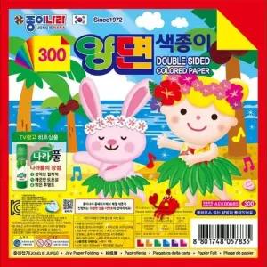 종이나라 300 양면색종이 12색 6매 15X15cm 50개입) 300 양면색종이 12색 6매 15 15cm