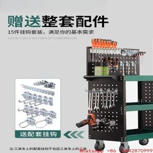 자동차 수리 공구함 이동식 카트 백플레인 부품 정리함 공구호환  롤링 보관 랙