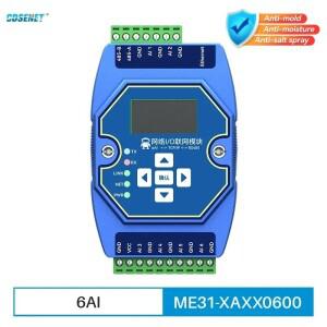 이더넷 아날로그 및 디지털 획득 제어 CDSENET ME31-XAXX0600 ModBus TCP RTU IO 네트워킹 모듈 6AI RS485
