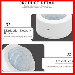 ZigBee Tuya 미니 PIR 모션 센서 스마트 인체 적외선 감지기 보안 도난 경보기 스마트 홈과 함께 작동