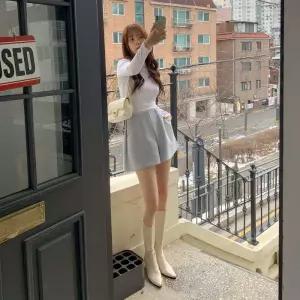 여자 봄여름 밴딩 핀턱 와이드 슬랙스 반바지