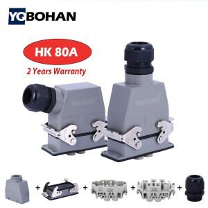 중하중 커넥터 6 코어 고전류 HK-004, 8-MF 12 직사각형 방수 항공 플러그 소켓, 80A HA 하팅 타입