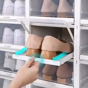 ( )신발보관함 3P 신발수납장 케이스 신발정리 선반