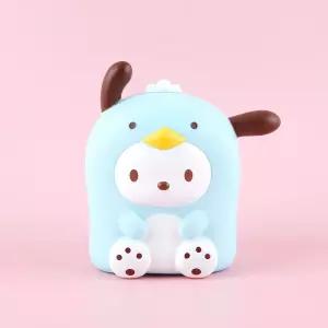 포차코 쓰담쓰담 행운 저금통피규어 규어 캐릭터팬시 통중 통소 미니 데스크