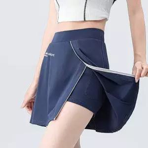 여성 사이드트임 배색 스포츠 치마레깅스 스커트트임 바지 캐주얼 운동 여름 데일리 코디 20대 30대