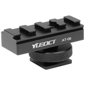 YUEOCT 2IN1 파인더 장착 어댑터 11MM 도브테일 콜드 21MM 리플렉스 카메라 파인더스코프 마운트 스코프 업데이트 레일 핫슈 콜드슈 20 피카티니 가이드 버전 사이트 레드 DSLR