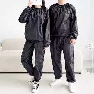 남녀공용 스웨드 땀복 운동복 세트 SD-250907여름 부분 런닝 팔뚝살 헬스 러닝 조깅 스포츠 커플 여자 다이