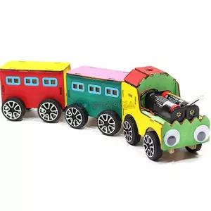 (SA) DIY 나무 기차 만들기 (1인용)조립 어린이과학 공부 선물 유치원 장난감 실험키트 세트 수업