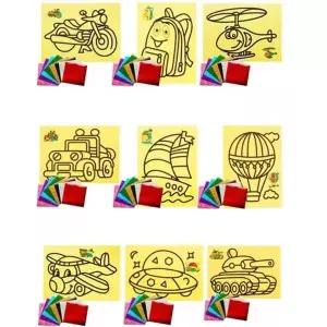 [하프클럽/]포일아트FOIL ART(B자동차)부품 12도안 60장