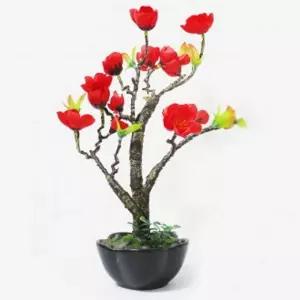 조화화분 매화 꽃인테리어 인테리어용 장식 용장식 홈데코 장식용 데코용