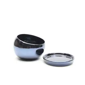 모던 도기 사선반원 화분 12x12cm 건메탈 블루식물 인테리어 소품 정원 꾸미기 장식 디자인 실내