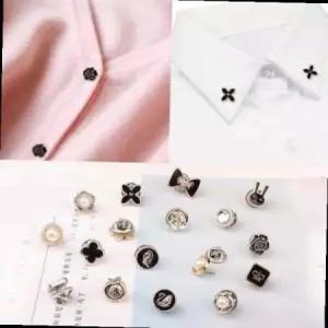 오픈 노출 방지 10p 세트 브로치 뱃지 패션 단추
