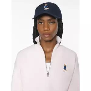 Maison Kitsune Women 원피스ed Fox Cap - Classic Navy 844034