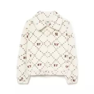 MLB 우먼스 다이아 모노그램 크롭 점퍼 A7 3FFDM0136 50CRD