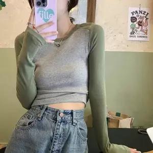 걸스 크롭탑 슬림스타일링 데일리 패션라인 오버핏 티탑