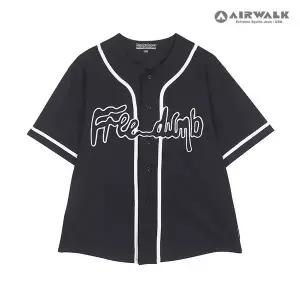[보리보리/에어워크 주니어]주니어 그래픽 자수포인트 베이스볼 셔츠